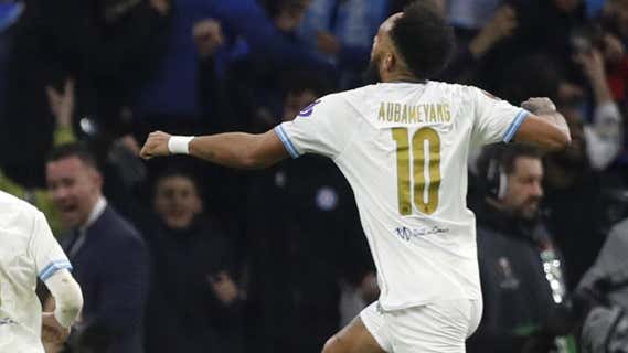 Aubameyang festeja un gol. /OM.
