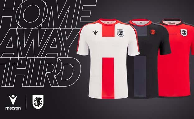 Camisetas de Georgia para la Eurocopa 2024. MACRON