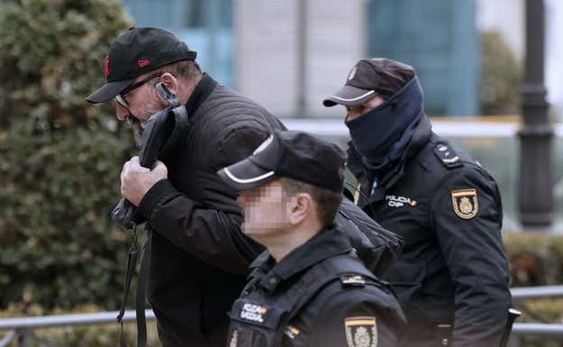 Koldo García, el exasesor de Ábalos, a la salida de la Audiencia Nacional.  EFE