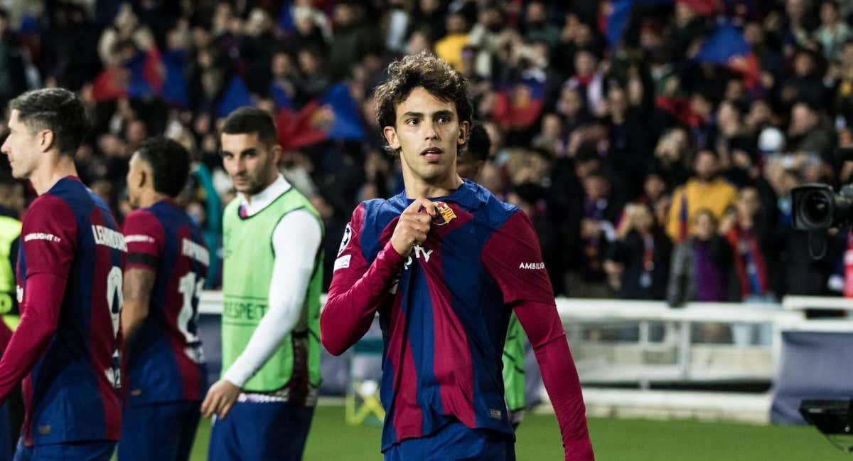 Joao Félix, esta temporada con el FC Barcelona. /Getty