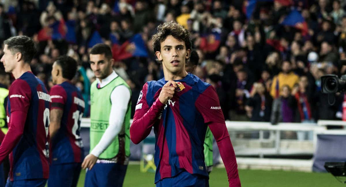 Joao Félix, esta temporada con el FC Barcelona.