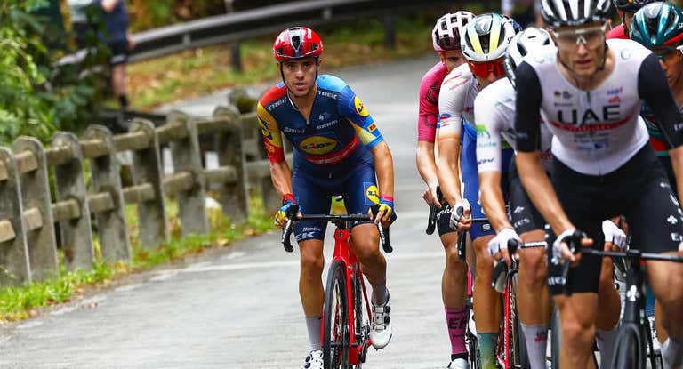 Juan Pedro López, durante la 16ª etapa de la pasada edición de La Vuelta.