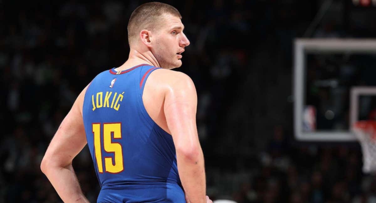 Nikola Jokic durante la victoria de los Denver Nuggets frente a los Minnesota Timberwolves/ DENVER NUGGETS