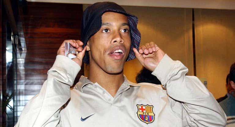 Ronaldinho jugó en el Barça durante cinco temporadas.
