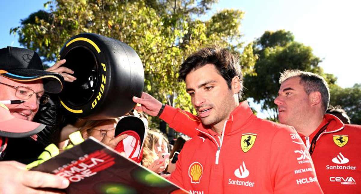 Carlos Sainz en el Gran Premio de Australia. /Reuters