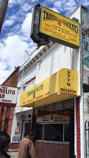 Uno de los restaurantes de El Farolito