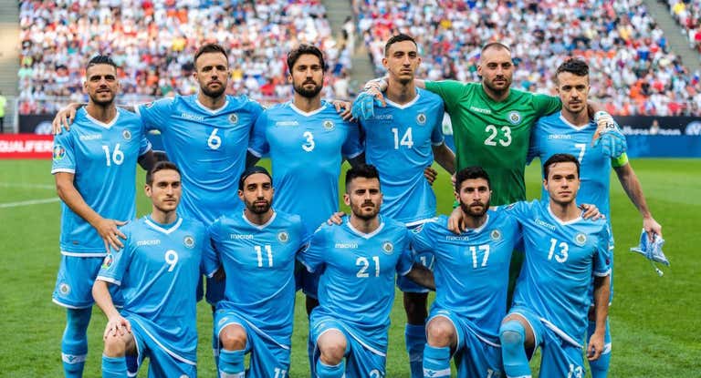 San Marino, en un partido.