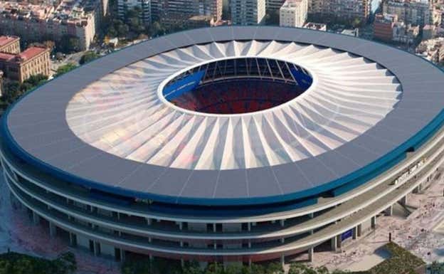 Así será la cubierta del nuevo Camp Nou.  FCB