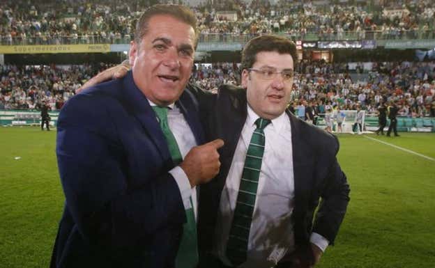 Sandoval, después de conseguir la salvación con el Córdoba. LFP