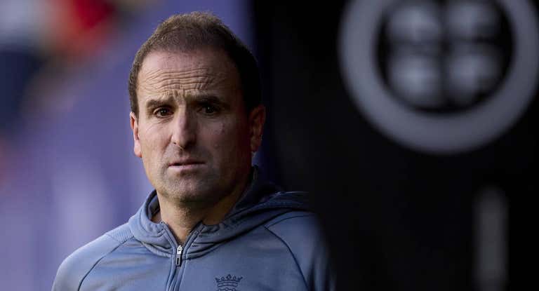 Jagoba Arrasate, en un partido con Osasuna esta temporada.
