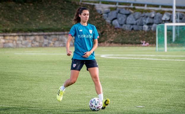 Bibiane Schulze durante un entrenamiento.  ATHLETIC CLUB