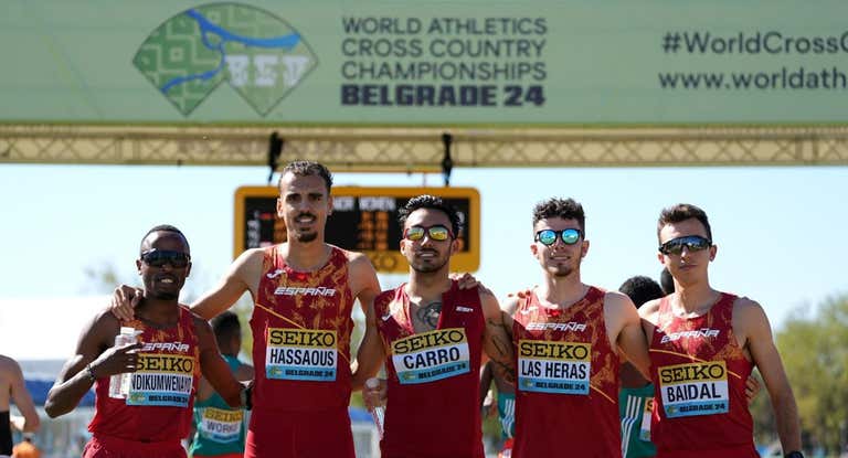 El equipo español destaca en el Mundial de cross.