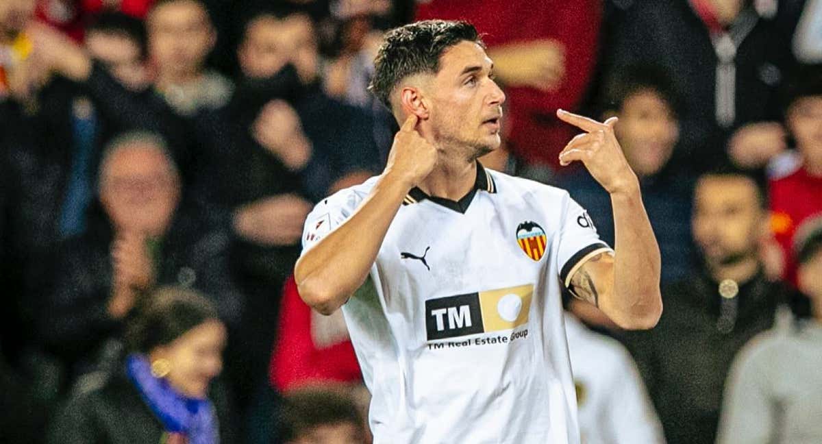 Roman Yaremchuk en Mestalla. /Valencia C.F