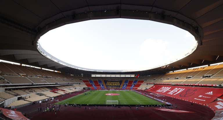 El estadio de La Cartuja de la Copa del Rey.