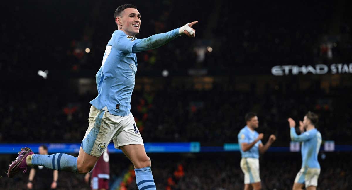 Phil Foden es la principal amenaza del cuadro blanco. /AFP