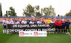 Ejemplar protesta del Rayo Majadahonda contra el racismo: 30 segundos sin jugar en homenaje a Sarr