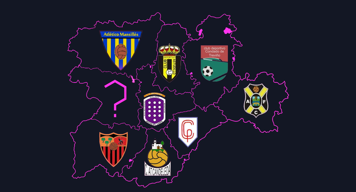 Mapa de los diferentes escudos./RELEVO