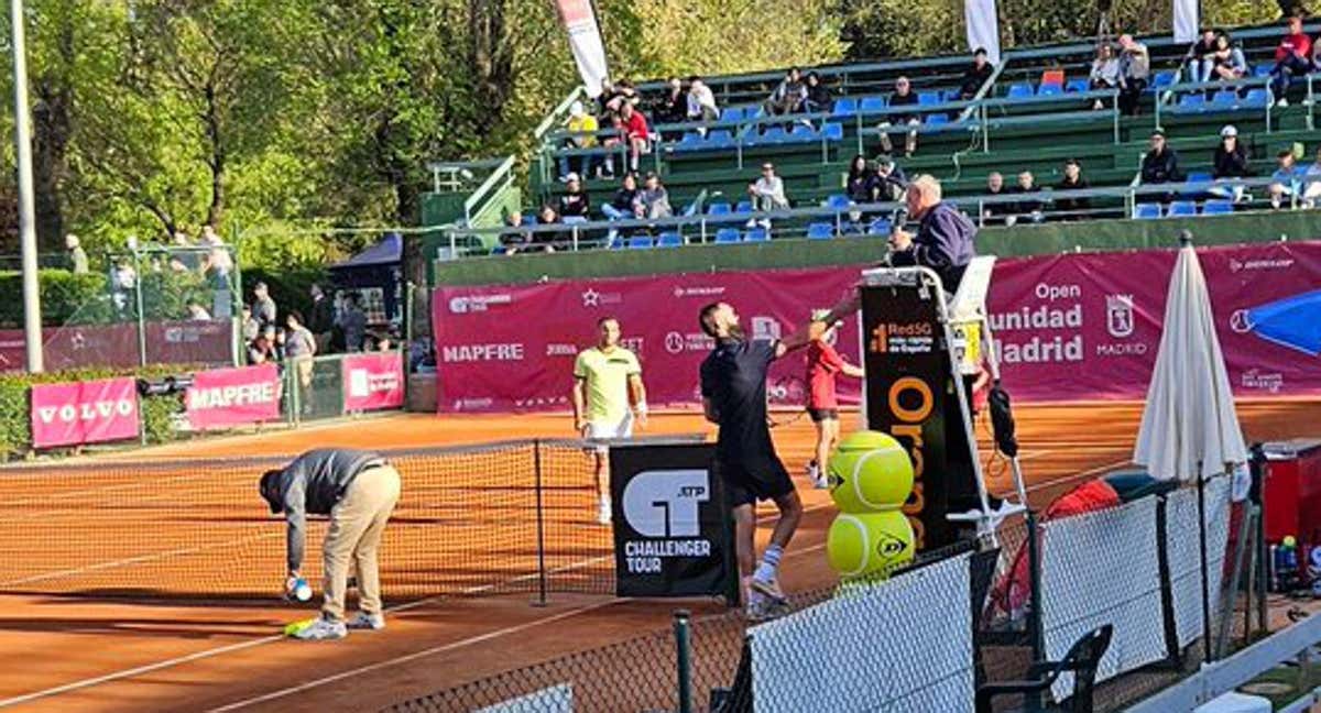 Benoit Paire se retira este martes en Madrid./