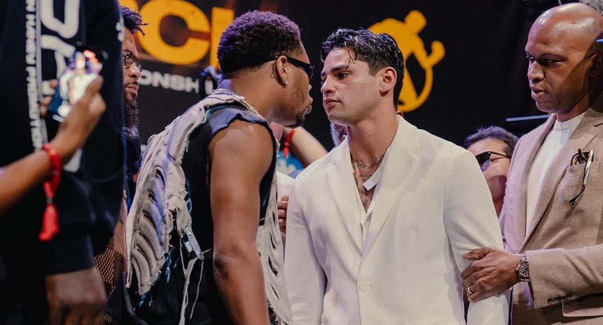 Devin Haney y Ryan García, cara a cara.