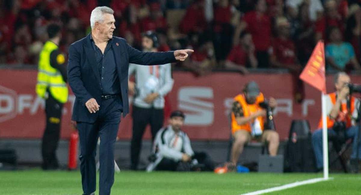 Javier Aguirre, durante la final de Copa. /EFE