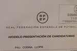 Un candidato de VOX y un fan del fútbol mixto indie se presentan sin avales a las elecciones de la RFEF