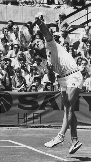 Guillermo Vilas durante aquella final de 1982.  ABC