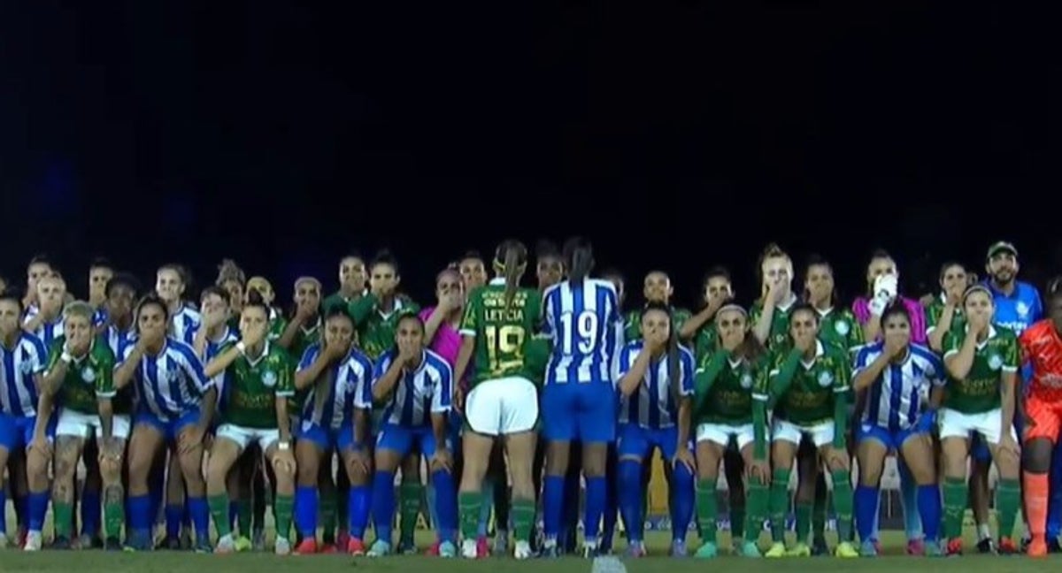 Las protestas de las jugadoras brasileñas.
