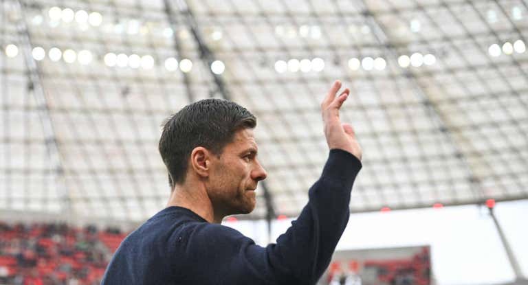Xabi Alonso, en Leverkusen.