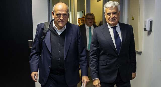 Javier Tebas recurre la imputación de Pedro Rocha y señala a la jueza y el fiscal: «Se habría vulnerado el derecho de defensa»