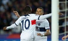 Mbappé se acostumbra a marcar al Barça y Dembélé se suma a la fiesta