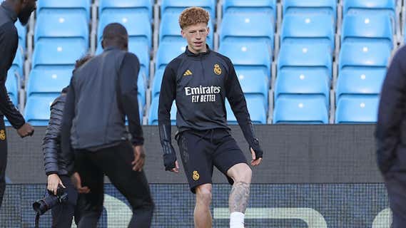 Jeremy en el entrenamiento con el Real Madrid./Twitter |Jeremy de León