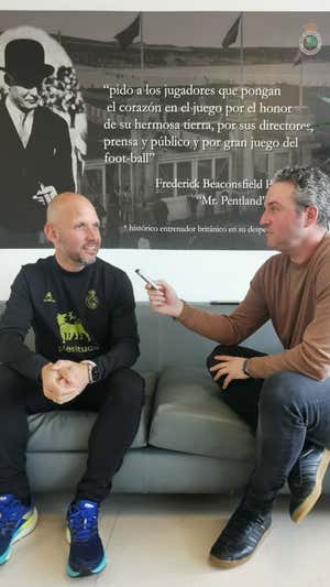 José Alberto, en un momento de la entrevista.