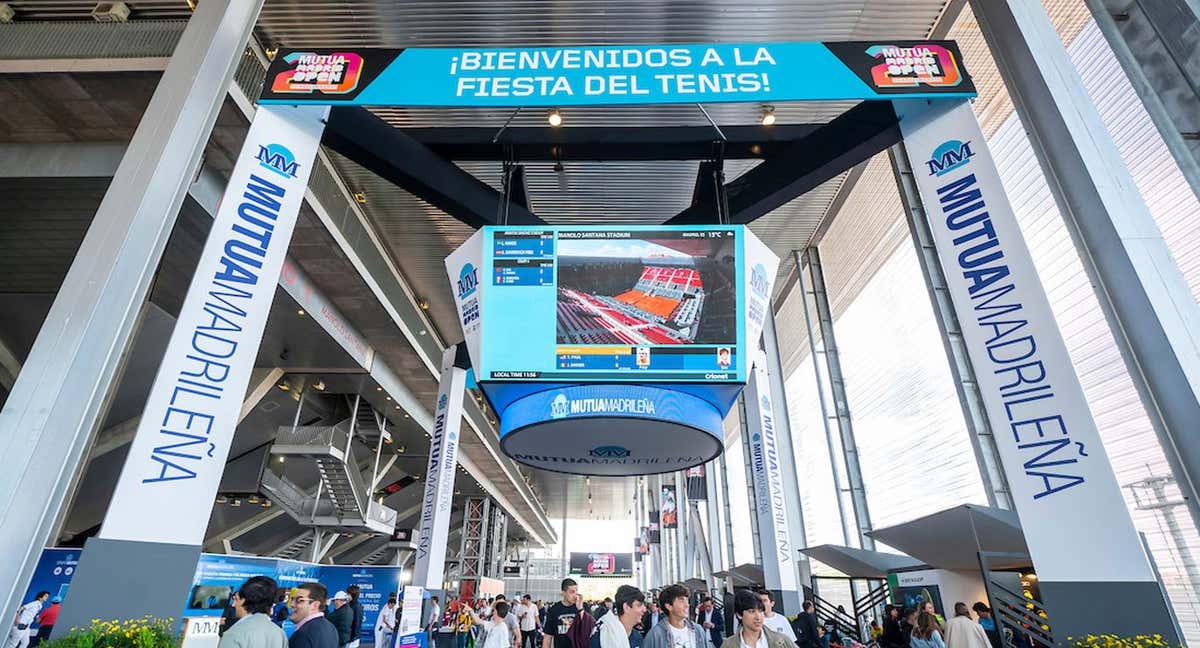 Recinto de la Caja Mágica en el Mutua Madrid Open./Alberto Nevado