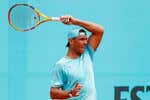 Nadal se entrena ya en la Caja Mágica y Alcaraz se probará este sábado de cara al Mutua Madrid Open