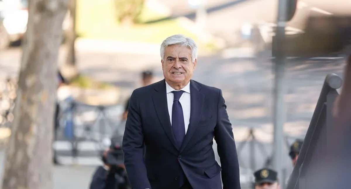 Pedro Rocha, a su llegada al juzgado de Majadahonda.