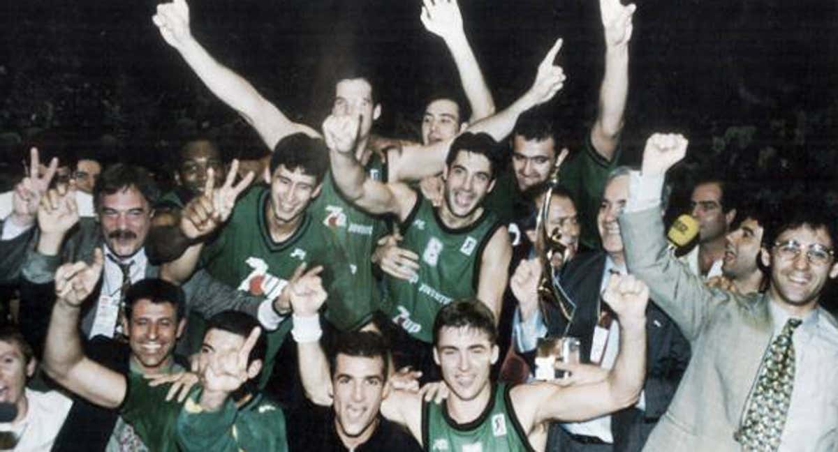 El Joventut celebró por todo lo alto la conquista de la Euroliga.