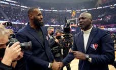 La NBA toma partido entre Michael Jordan y LeBron James, con sólo un 4% de diferencia