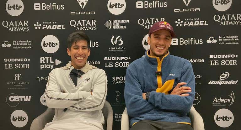 Fede Chingotto y Ale Galán, en su entrevista con Relevo.