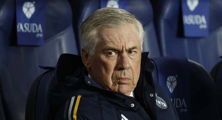 Ancelotti, antes del Real Sociedad-Real Madrid.