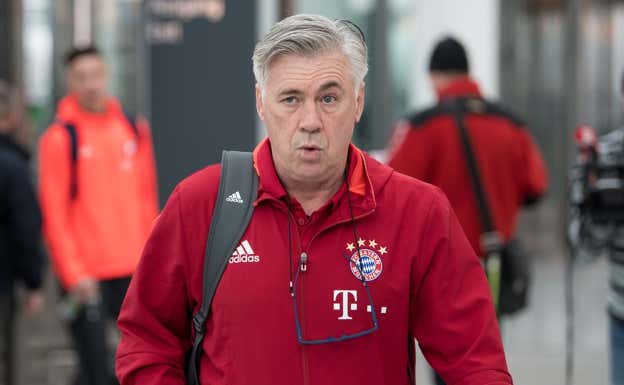 Ancelotti, durante su etapa en el Bayern.  AFP