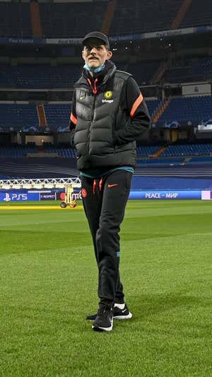 Tuchel, en el Bernabéu.