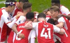 La curiosa celebración de los goles del Arsenal que explica su candidatura a la Premier: "Depende de cómo reaccionas..."
