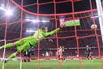 Cuatro minutos de desastre del Real Madrid con broncas a Lunin y Vinicius