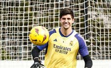 La tentación de Ancelotti con Courtois crece para las grandes citas del final de temporada