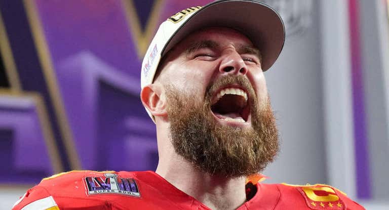 Travis Kelce, en su última Super Bowl.