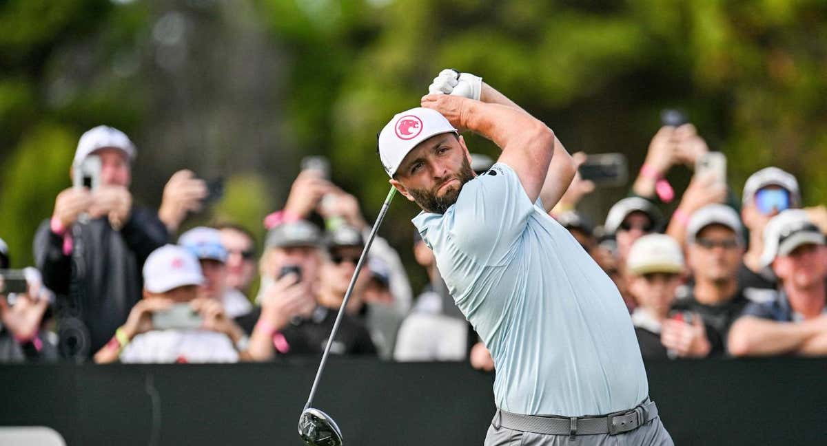 Jon Rahm, en un torneo del LIV Golf este año. /Reuters