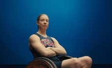 Sarah Adam, primera mujer en el equipo de rugby paralímpico de EE. UU.