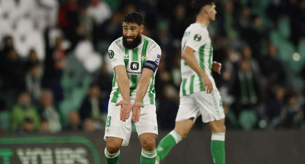 Nabil Fekir, en un partido del Betis.