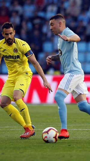Con su doblete, Iago Aspas fue el héroe.  EFE