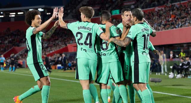 El Atlético gana en casa de un apático Mallorca y ya huele la Champions